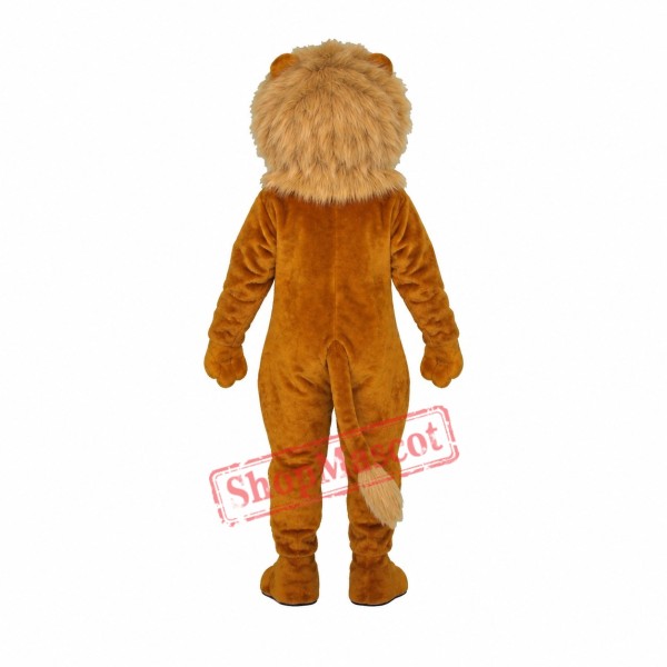 Linus Lion Mascot Costume Linus Lion Mascot Costume