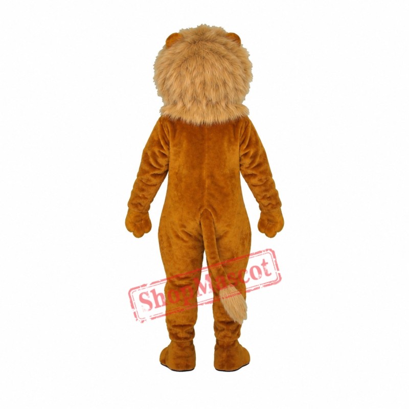 Linus Lion Mascot Costume Linus Lion Mascot Costume