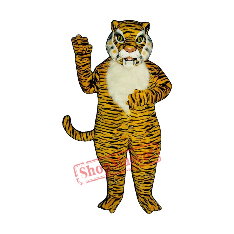 Realistic Tiger Mascot Costume Realistic Tiger Mascot Costume