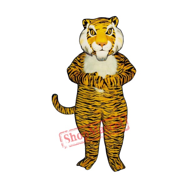 Jungle Tiger Mascot Costume Jungle Tiger Mascot Costume