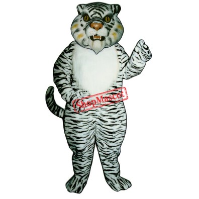White Tiger Mascot Costume