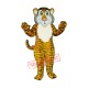 Shy Tiger Mascot Costume Shy Tiger Mascot Costume