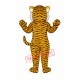 Shy Tiger Mascot Costume Shy Tiger Mascot Costume