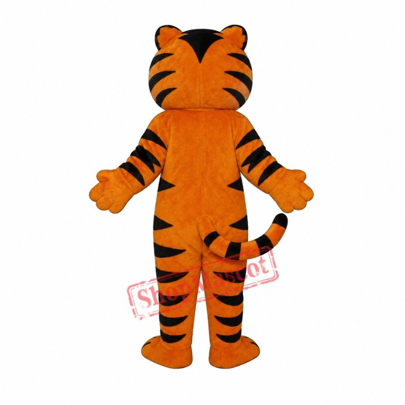 India Tiger Mascot Costume India Tiger Mascot Costume