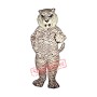 Blue Eyed White Tiger Mascot Costume