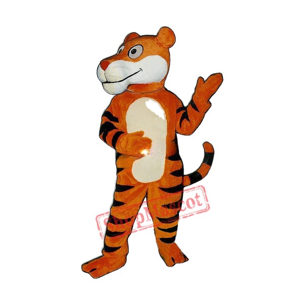 Friendly Tiger Mascot Costume Friendly Tiger Mascot Costume