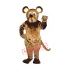 Brown Mouse Mascot Costume