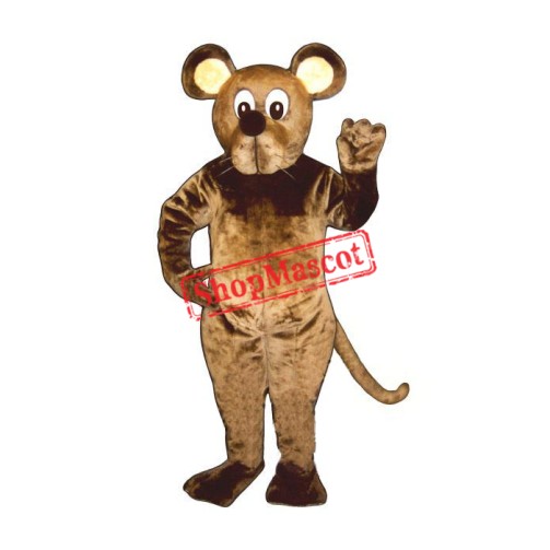 Brown Mouse Mascot Costume