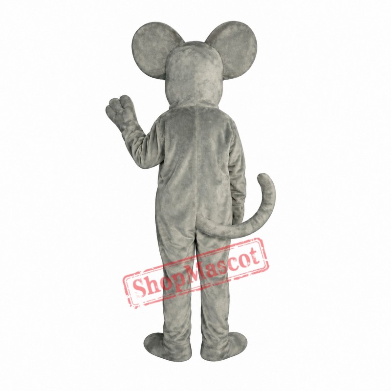 Gray Mouse Mascot Costume Gray Mouse Mascot Costume