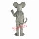 Gray Mouse Mascot Costume Gray Mouse Mascot Costume