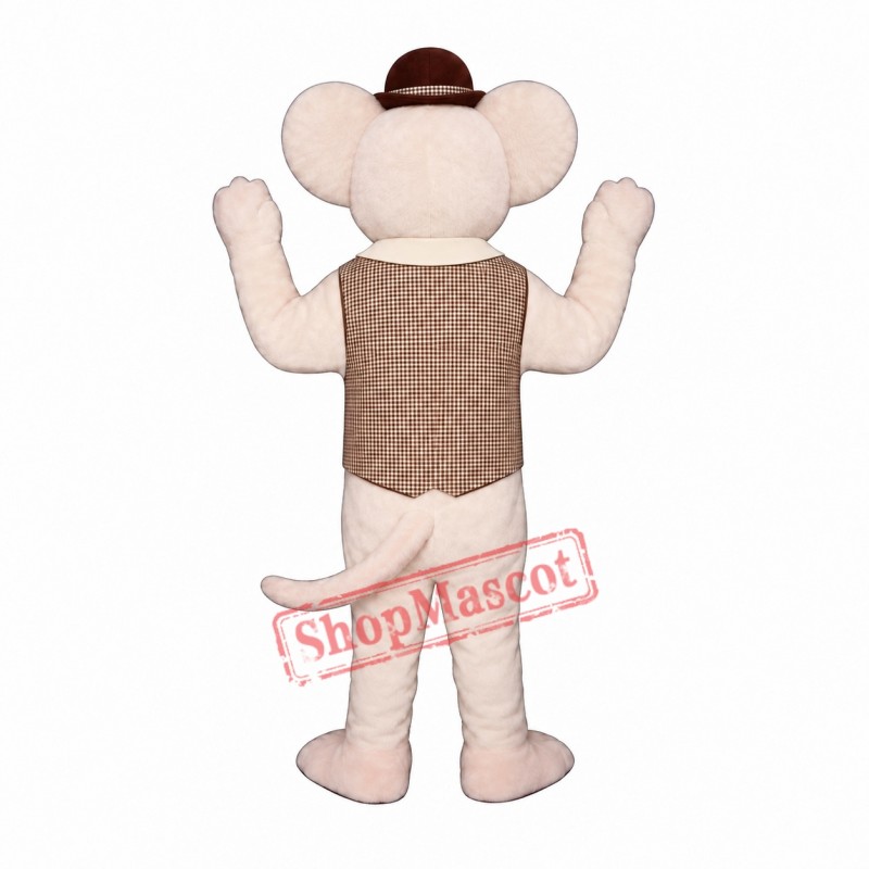 Marty Mouse Mascot Costume Marty Mouse Mascot Costume