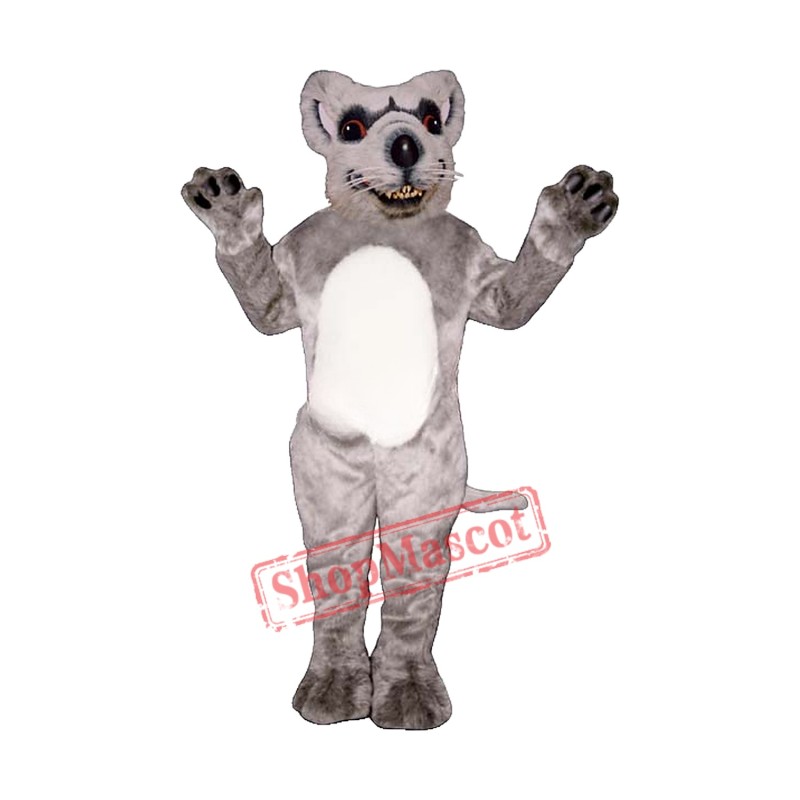 Red Eyed Rat Mascot Costume Red Eyed Rat Mascot Costume