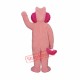 Pink Mink Mascot Costume Pink Mink Mascot Costume