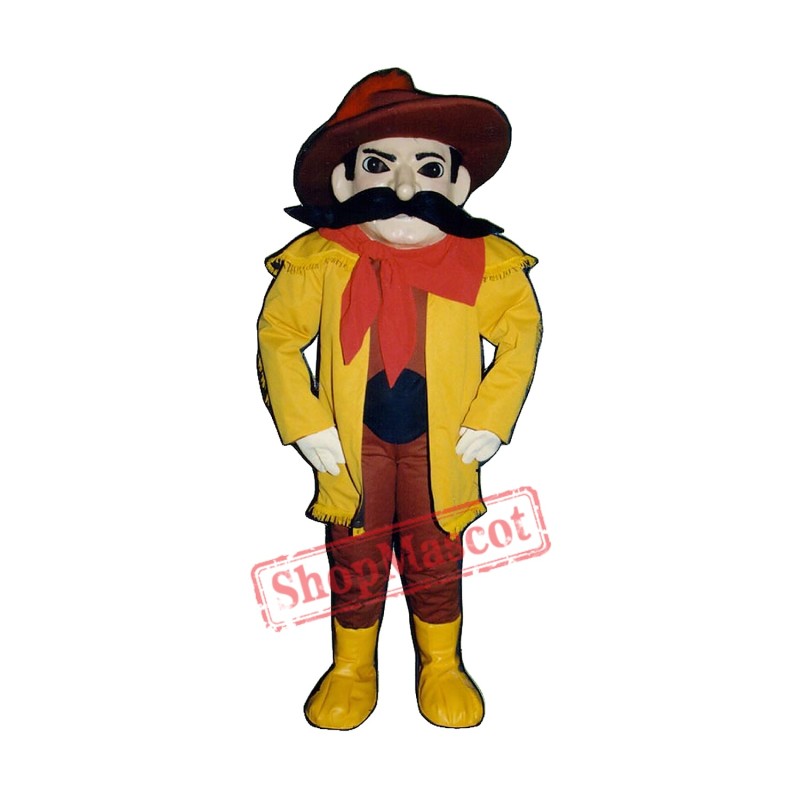 Frontiersman Mascot Costume Frontiersman Mascot Costume