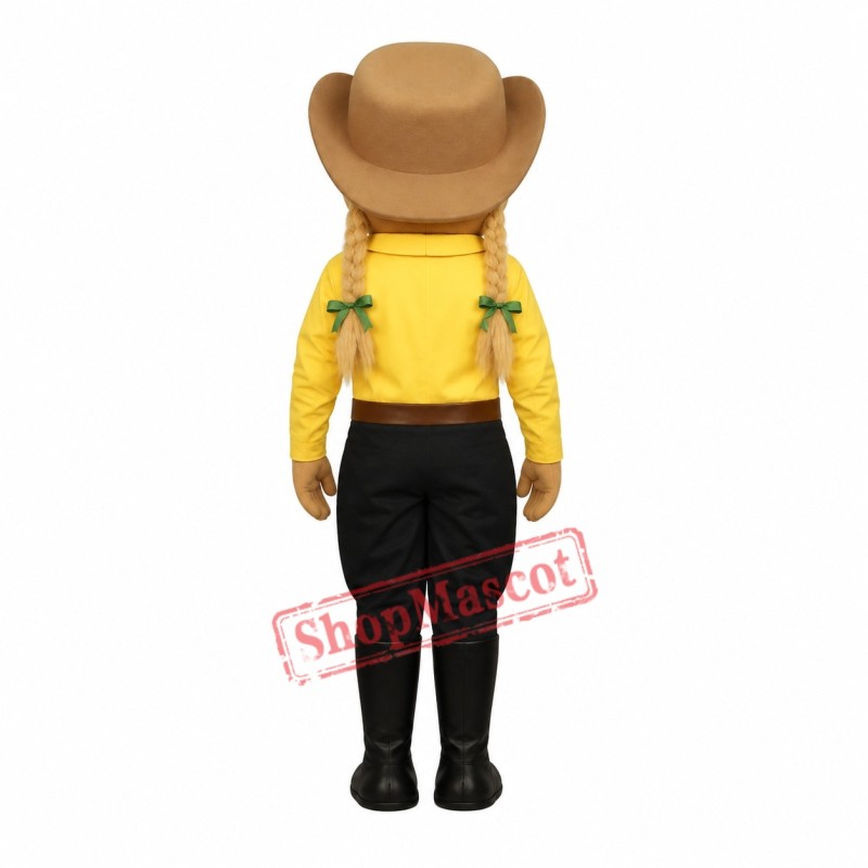 Cowgirl Mascot Costume Cowgirl Mascot Costume