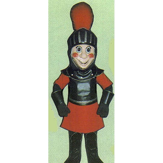 Red Knight Mascot Costume