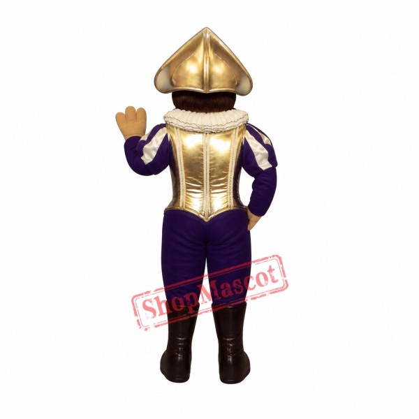 Conquistador Mascot Costume Conquistador Mascot Costume