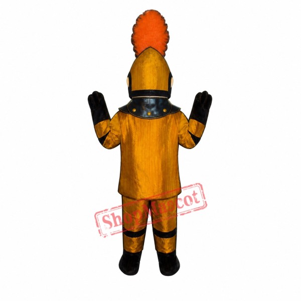 Golden Knight Mascot Costume Golden Knight Mascot Costume