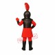 Cute Red Knight Mascot Costume Cute Red Knight Mascot Costume