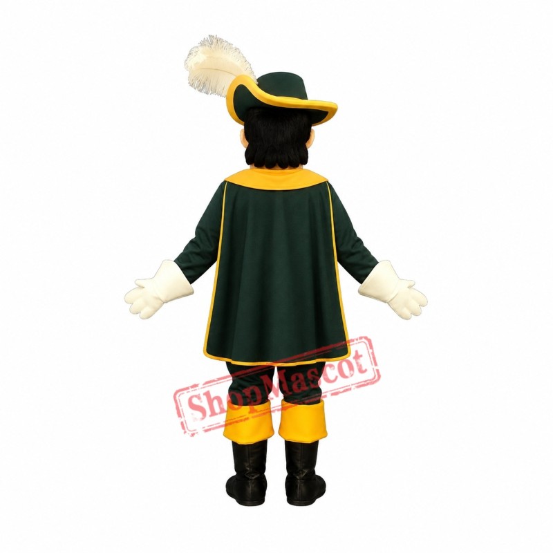 Calvin Cavalier Mascot Costume Calvin Cavalier Mascot Costume