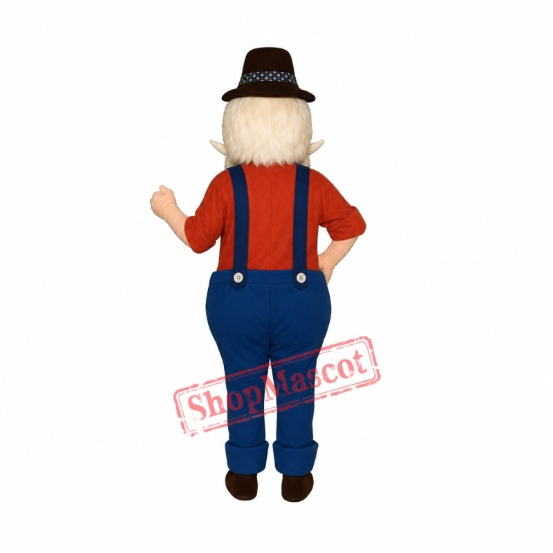 Hillbilly Harold Mascot Costume