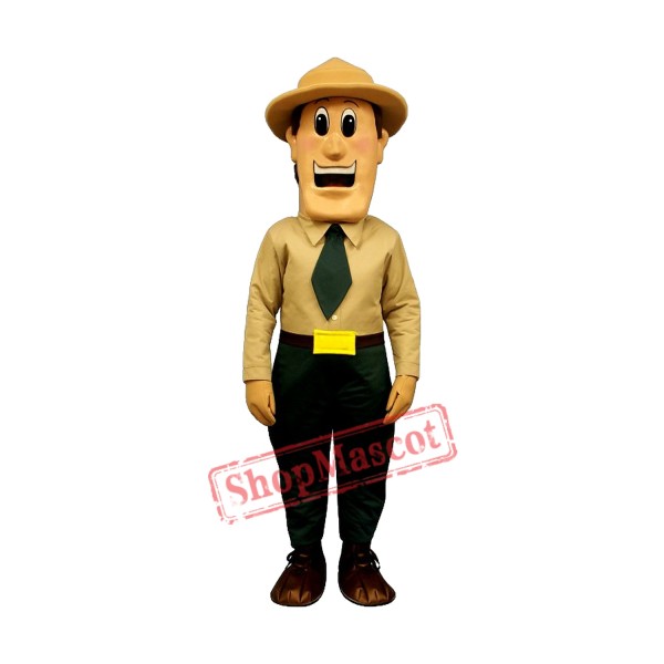 Warden Walt Mascot Costume