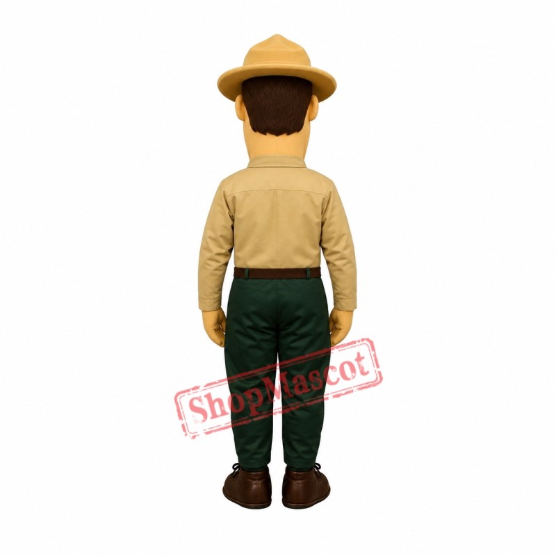 Warden Walt Mascot Costume Warden Walt Mascot Costume