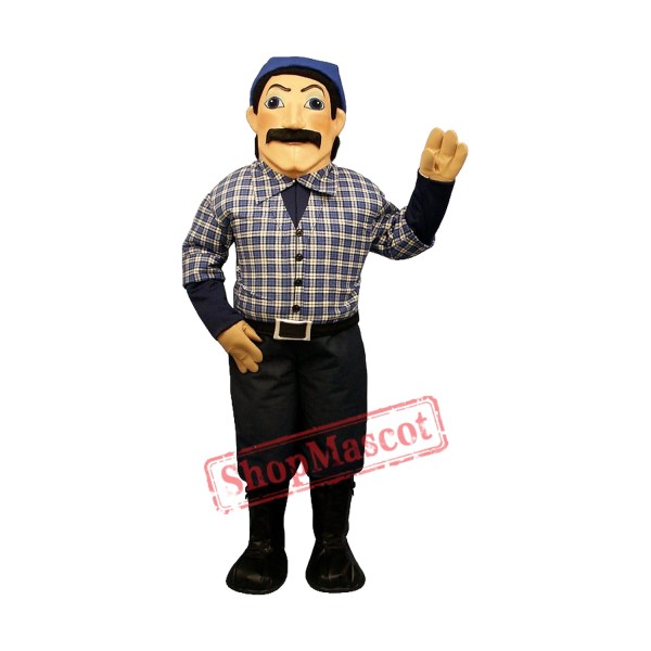 Timber Jack Mascot Costume