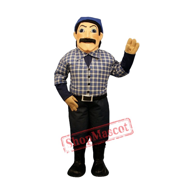 Timber Jack Mascot Costume Timber Jack Mascot Costume