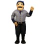 Timber Jack Mascot Costume