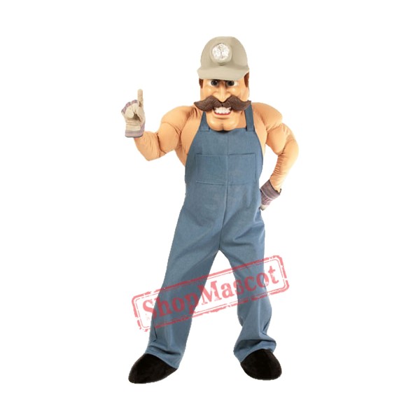 Miner Mascot Costume Miner Mascot Costume