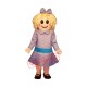 Satin Doll Mascot Costume