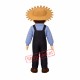 Farm Boy Mascot Costume Farm Boy Mascot Costume