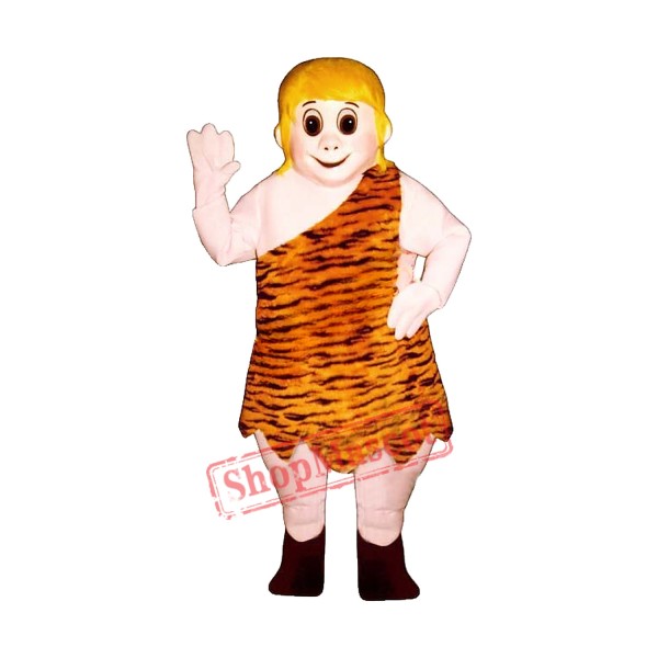 Cave Boy Mascot Costume