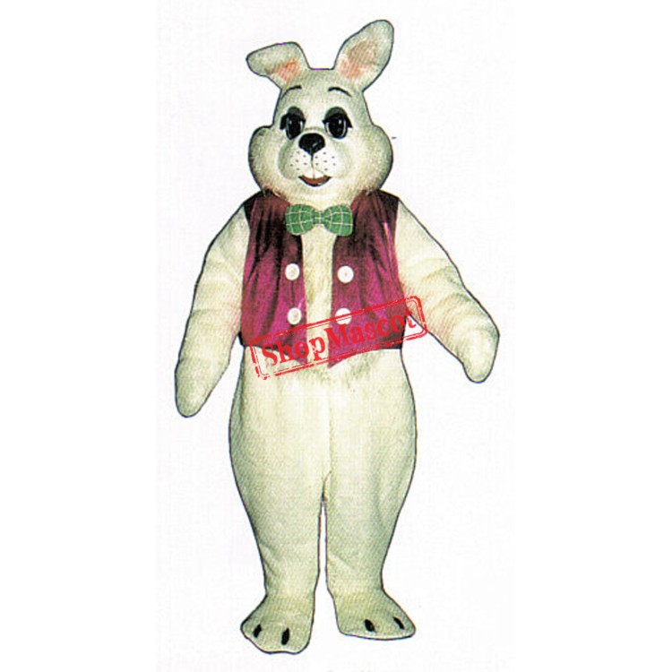 Easter Bunny Vest Mascot Costume