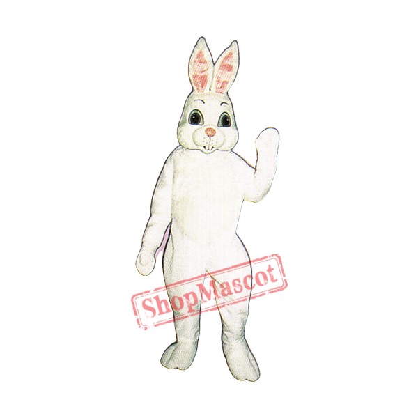 White Bunny Mascot Costume