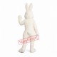 White Bunny Mascot Costume White Bunny Mascot Costume