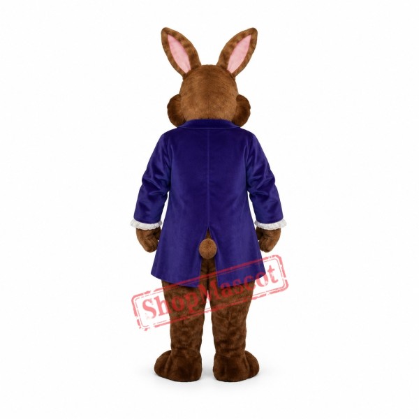 Mr. Brown Bunny Mascot Costume