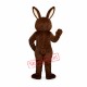 Brown Fat Bunny Mascot Costume Brown Fat Bunny Mascot Costume