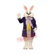 Wendell Rabbit-Purple Mascot Costume