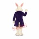 Wendell Rabbit-Purple Mascot Costume