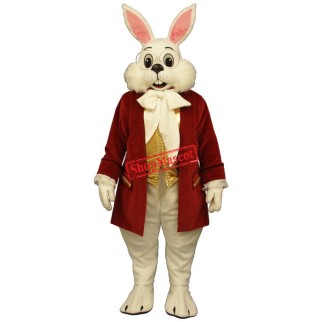 Wendell Rabbit-Red Mascot Costume