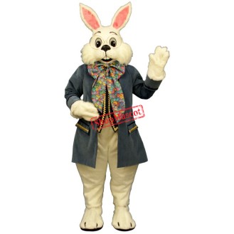 Wendell Rabbit-Blue Mascot Costume