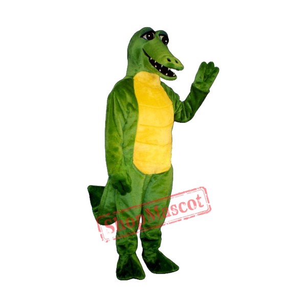 Friendly Gator Mascot Costume Friendly Gator Mascot Costume