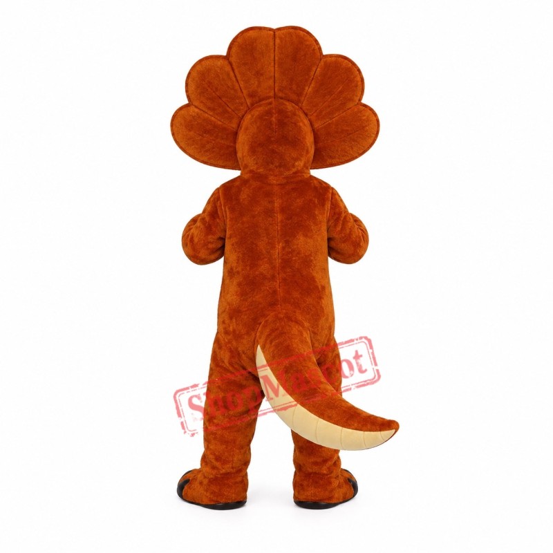 Triceratops Dinosaur Mascot Costume Triceratops Dinosaur Mascot Costume