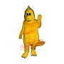 Cute Yellow Dinosaur Mascot Costume