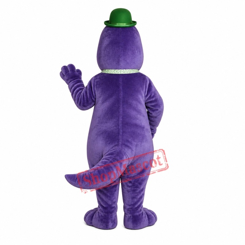 Jake The Saurus Hat Tie Mascot Costume Jake The Saurus Hat Tie Mascot Costume