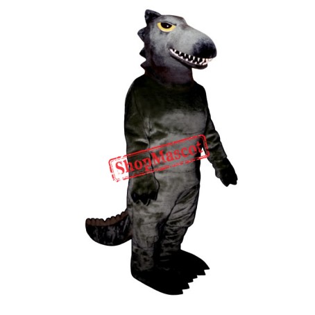 Black Dino Mascot Costume