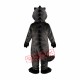 Black Dino Mascot Costume Black Dino Mascot Costume
