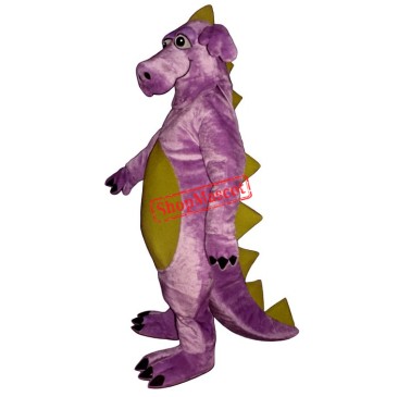 Purple Whimsical Dragon Mascot Costume